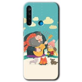 Xiaomi Redmi Note 8T Kış Pikniği Baskılı Uyumlu Silikon Kılıf