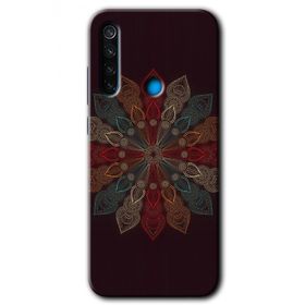 Xiaomi Redmi Note 8T Mandala Flower Wal Baskılı Uyumlu Silikon Kılıf