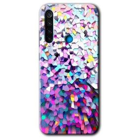 Xiaomi Redmi Note 8T Mosaic Fragments Colorfull Baskılı Uyumlu Silikon Kılıf
