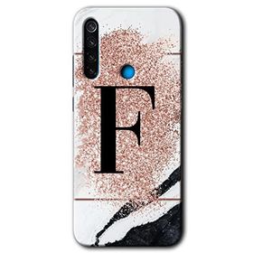 Xiaomi Redmi Note 8T Pembe Mermer Desenli G Harfi Baskılı Uyumlu Silikon Kılıf