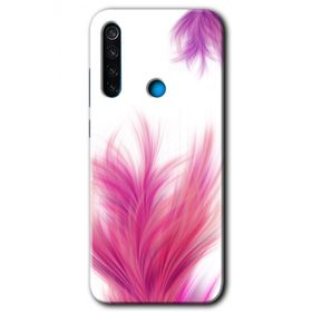 Xiaomi Redmi Note 8T Pembe Tüy Baskılı Uyumlu Silikon Kılıf
