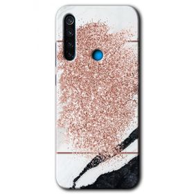 Xiaomi Redmi Note 8T Siyah Gold Mermer Baskılı Uyumlu Silikon Kılıf