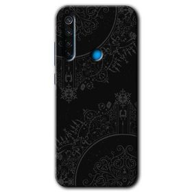 Xiaomi Redmi Note 8T Siyah Mandala Baskılı Uyumlu Silikon Kılıf