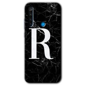 Xiaomi Redmi Note 8T Siyah Mermer Desenli Ş Harfi Baskılı Uyumlu Silikon Kılıf