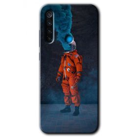 Xiaomi Redmi Note 8T Smoke Astronot Baskılı Uyumlu Silikon Kılıf