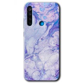 Xiaomi Redmi Note 8T Spots Lilac Baskılı Uyumlu Silikon Kılıf
