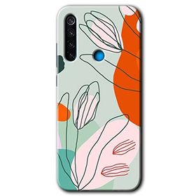 Xiaomi Redmi Note 8T Vektör Çiçekler Baskılı Uyumlu Silikon Kılıf