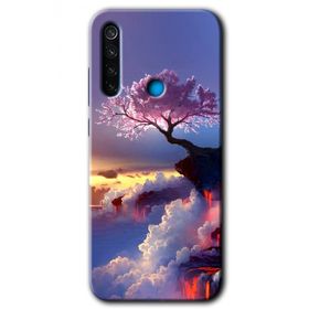 Xiaomi Redmi Note 8T Wash Red Wall Baskılı Uyumlu Silikon Kılıf