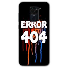 Xiaomi Redmi Note 9 404 Error Baskılı Uyumlu Silikon Kılıf