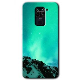 Xiaomi Redmi Note 9 Aurora Baskılı Uyumlu Silikon Kılıf