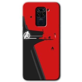 Xiaomi Redmi Note 9 Avengers Tower Baskılı Uyumlu Silikon Kılıf