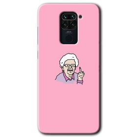 Xiaomi Redmi Note 9 Bad Grandmother Baskılı Uyumlu Silikon Kılıf