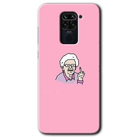 Xiaomi Redmi Note 9 Bad Grandmother Baskılı Uyumlu Silikon Kılıf