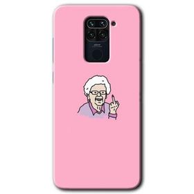 Xiaomi Redmi Note 9 Bad Grandmother Baskılı Uyumlu Silikon Kılıf