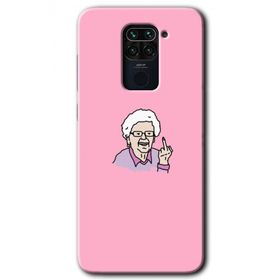 Xiaomi Redmi Note 9 Bad Grandmother Baskılı Uyumlu Silikon Kılıf