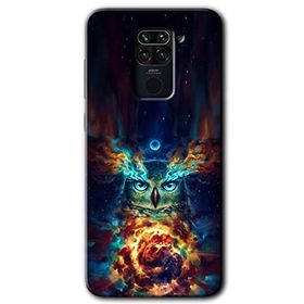 Xiaomi Redmi Note 9 Ballı Baykuş Baskılı Uyumlu Silikon Kılıf
