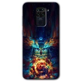 Xiaomi Redmi Note 9 Ballı Baykuş Baskılı Uyumlu Silikon Kılıf