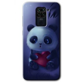 Xiaomi Redmi Note 9 Bebek Panda Baskılı Uyumlu Silikon Kılıf