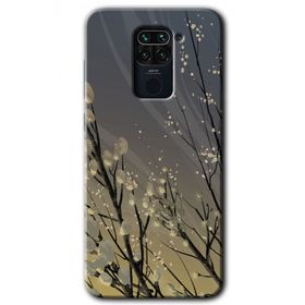 Xiaomi Redmi Note 9 Branches Flowers Baskılı Uyumlu Silikon Kılıf
