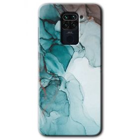 Xiaomi Redmi Note 9 Buzul Mermer Baskılı Uyumlu Silikon Kılıf