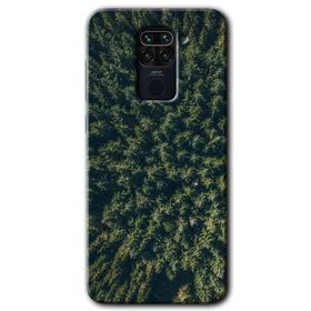 Xiaomi Redmi Note 9 Çam Ağacı Ormanı Baskılı Uyumlu Silikon Kılıf