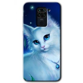 Xiaomi Redmi Note 9 Cat Glance Baskılı Uyumlu Silikon Kılıf