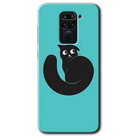 Xiaomi Redmi Note 9 Cat Vector Baskılı Uyumlu Silikon Kılıf