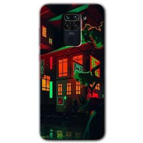 Xiaomi Redmi Note 9 China Street Baskılı Uyumlu Silikon Kılıf