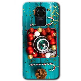 Xiaomi Redmi Note 9 Christmas Baskılı Uyumlu Silikon Kılıf
