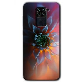 Xiaomi Redmi Note 9 Çiçek Motif Baskılı Uyumlu Silikon Kılıf