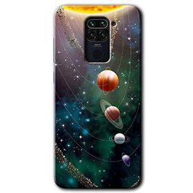 Xiaomi Redmi Note 9 Cosmos Baskılı Uyumlu Silikon Kılıf