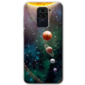 Xiaomi Redmi Note 9 Cosmos Baskılı Uyumlu Silikon Kılıf