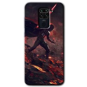 Xiaomi Redmi Note 9 Darh Vader Wars Baskılı Uyumlu Silikon Kılıf