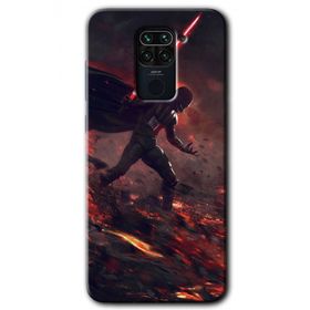 Xiaomi Redmi Note 9 Darh Vader Wars Baskılı Uyumlu Silikon Kılıf