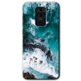 Xiaomi Redmi Note 9 Deniz Kıyısı Baskılı Uyumlu Silikon Kılıf