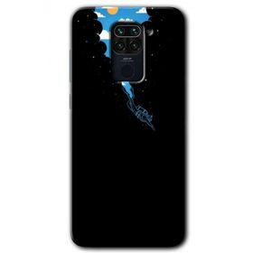 Xiaomi Redmi Note 9 Derinlere Yolculuk Baskılı Uyumlu Silikon Kılıf