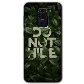 Xiaomi Redmi Note 9 Do Not Hide Baskılı Uyumlu Silikon Kılıf