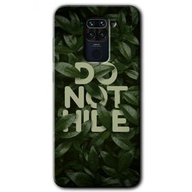 Xiaomi Redmi Note 9 Do Not Hide Baskılı Uyumlu Silikon Kılıf