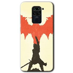 Xiaomi Redmi Note 9 Dragon Hunter 1 Baskılı Uyumlu Silikon Kılıf