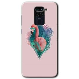 Xiaomi Redmi Note 9 Flamingo Baskılı Uyumlu Silikon Kılıf