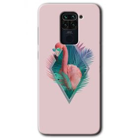 Xiaomi Redmi Note 9 Flamingo Baskılı Uyumlu Silikon Kılıf