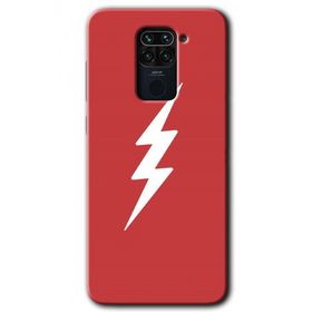 Xiaomi Redmi Note 9 Flash Logo Baskılı Uyumlu Silikon Kılıf