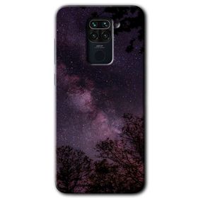 Xiaomi Redmi Note 9 Gece Galaksi Baskılı Uyumlu Silikon Kılıf