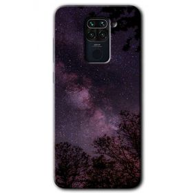 Xiaomi Redmi Note 9 Gece Galaksi Baskılı Uyumlu Silikon Kılıf