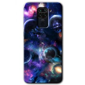 Xiaomi Redmi Note 9 Gezegen Karışımı Baskılı Uyumlu Silikon Kılıf