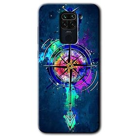 Xiaomi Redmi Note 9 Gizemli Pusula Baskılı Uyumlu Silikon Kılıf