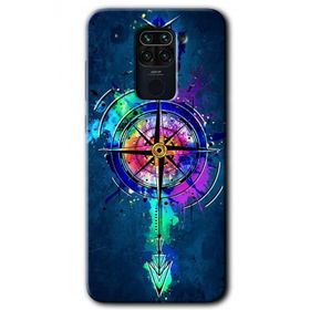Xiaomi Redmi Note 9 Gizemli Pusula Baskılı Uyumlu Silikon Kılıf