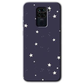 Xiaomi Redmi Note 9 Gökyüzü Yıldız Baskılı Uyumlu Silikon Kılıf