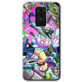 Xiaomi Redmi Note 9 Graffiti Çizgi Film Baskılı Uyumlu Silikon Kılıf