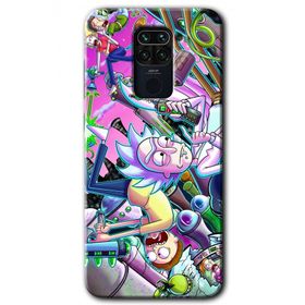 Xiaomi Redmi Note 9 Graffiti Çizgi Film Baskılı Uyumlu Silikon Kılıf